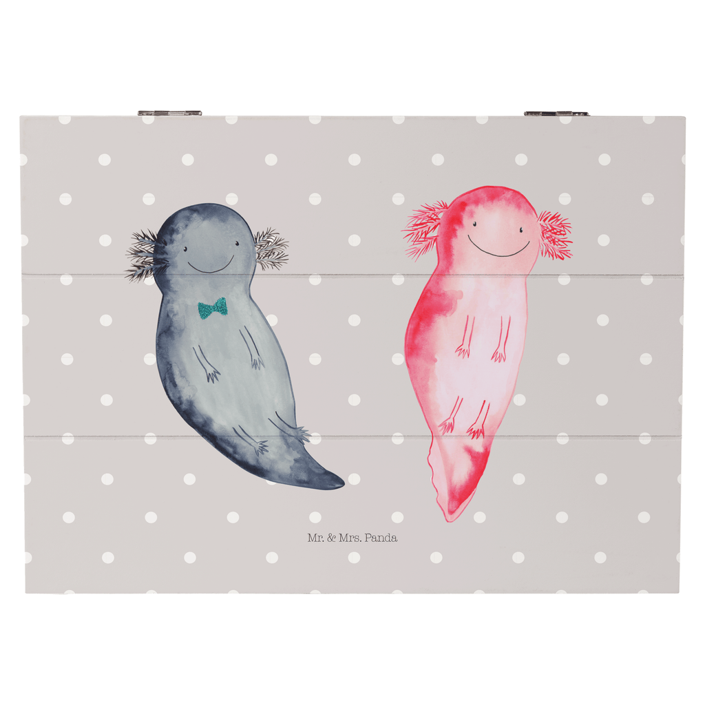Holzkiste Axolotl Axel+Lotte Holzkiste, Kiste, Schatzkiste, Truhe, Schatulle, XXL, Erinnerungsbox, Erinnerungskiste, Dekokiste, Aufbewahrungsbox, Axolotl, Molch, Axolot, Schwanzlurch, Lurch, Lurche, Liebe, große Liebe, Liebesbeweis, Freund, Verlobter, Ehemann, Jahrestag, Valentinstag