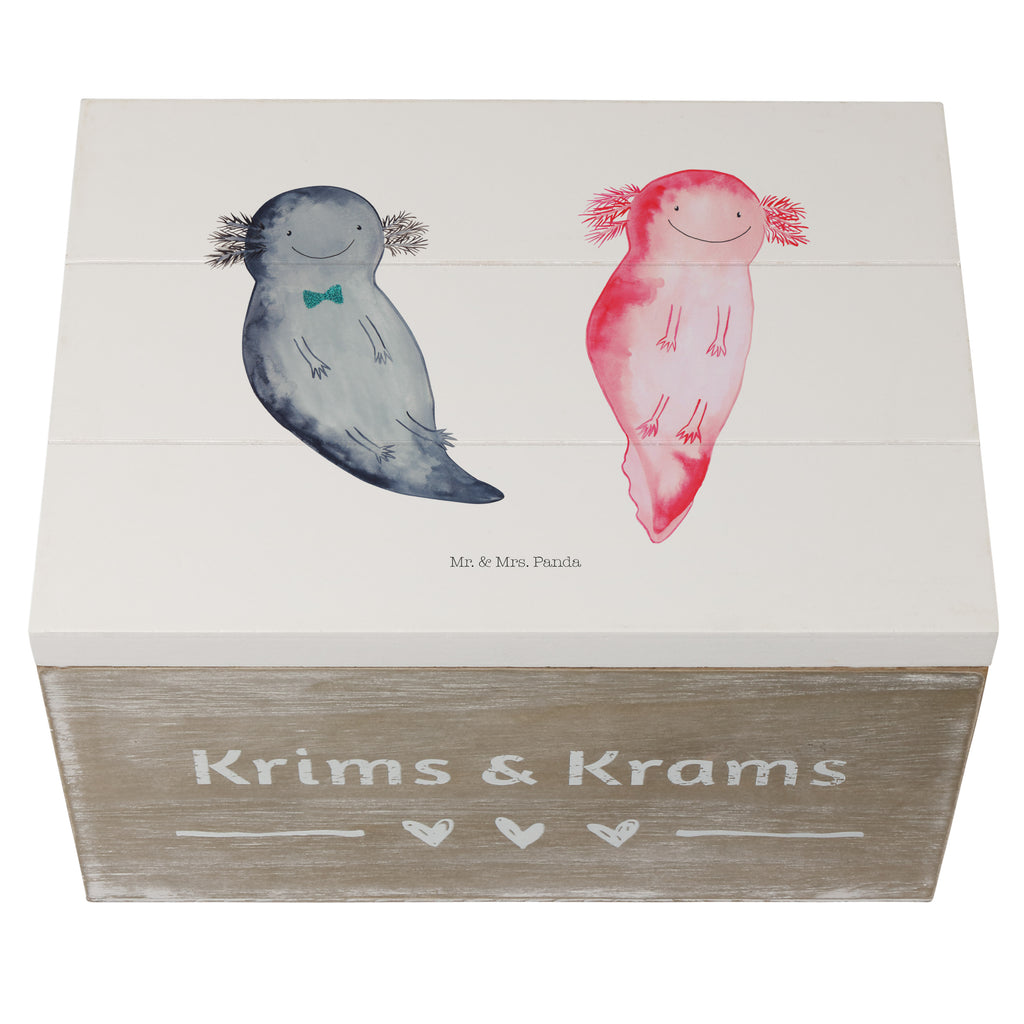 Holzkiste Axolotl Axel+Lotte Holzkiste, Kiste, Schatzkiste, Truhe, Schatulle, XXL, Erinnerungsbox, Erinnerungskiste, Dekokiste, Aufbewahrungsbox, Axolotl, Molch, Axolot, Schwanzlurch, Lurch, Lurche, Liebe, große Liebe, Liebesbeweis, Freund, Verlobter, Ehemann, Jahrestag, Valentinstag
