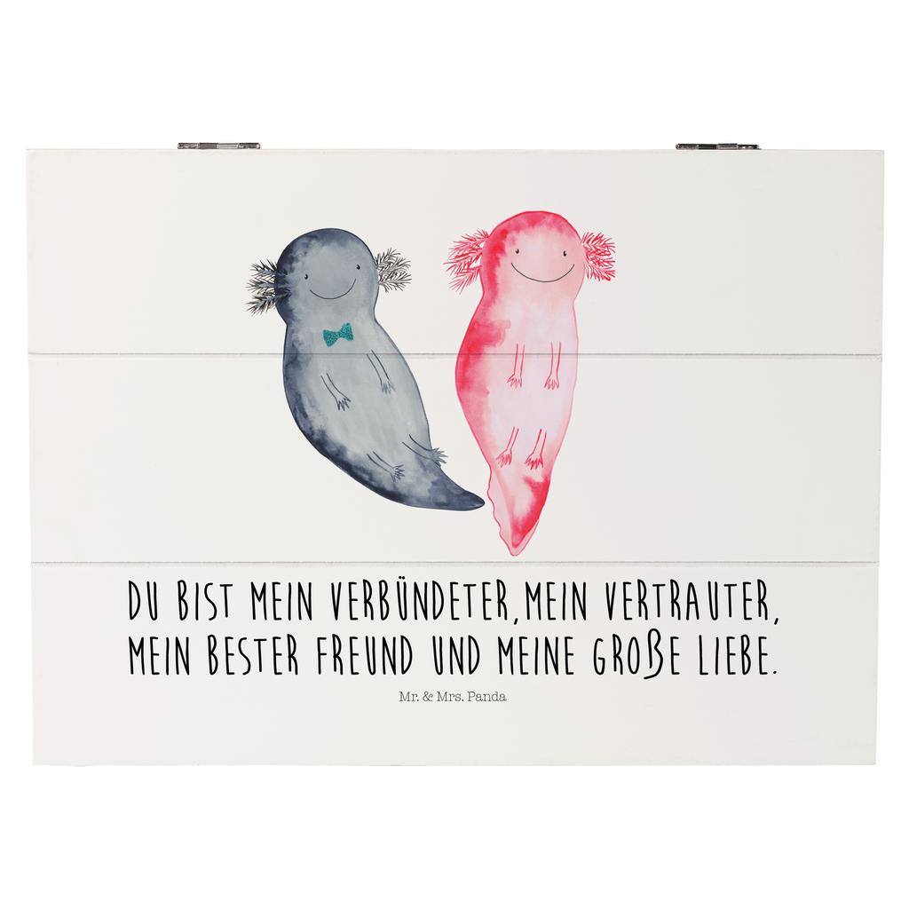 Holzkiste Axolotl Axel+Lotte Holzkiste, Kiste, Schatzkiste, Truhe, Schatulle, XXL, Erinnerungsbox, Erinnerungskiste, Dekokiste, Aufbewahrungsbox, Axolotl, Molch, Axolot, Schwanzlurch, Lurch, Lurche, Liebe, große Liebe, Liebesbeweis, Freund, Verlobter, Ehemann, Jahrestag, Valentinstag