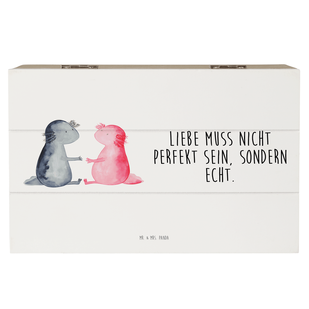 Holzkiste Axolotl Liebe Holzkiste, Kiste, Schatzkiste, Truhe, Schatulle, XXL, Erinnerungsbox, Erinnerungskiste, Dekokiste, Aufbewahrungsbox, Axolotl, Molch, Axolot, Schwanzlurch, Lurch, Lurche, Liebe, große Liebe, Liebesbeweis, Freund, Verlobter, Ehemann, Jahrestag, Valentinstag