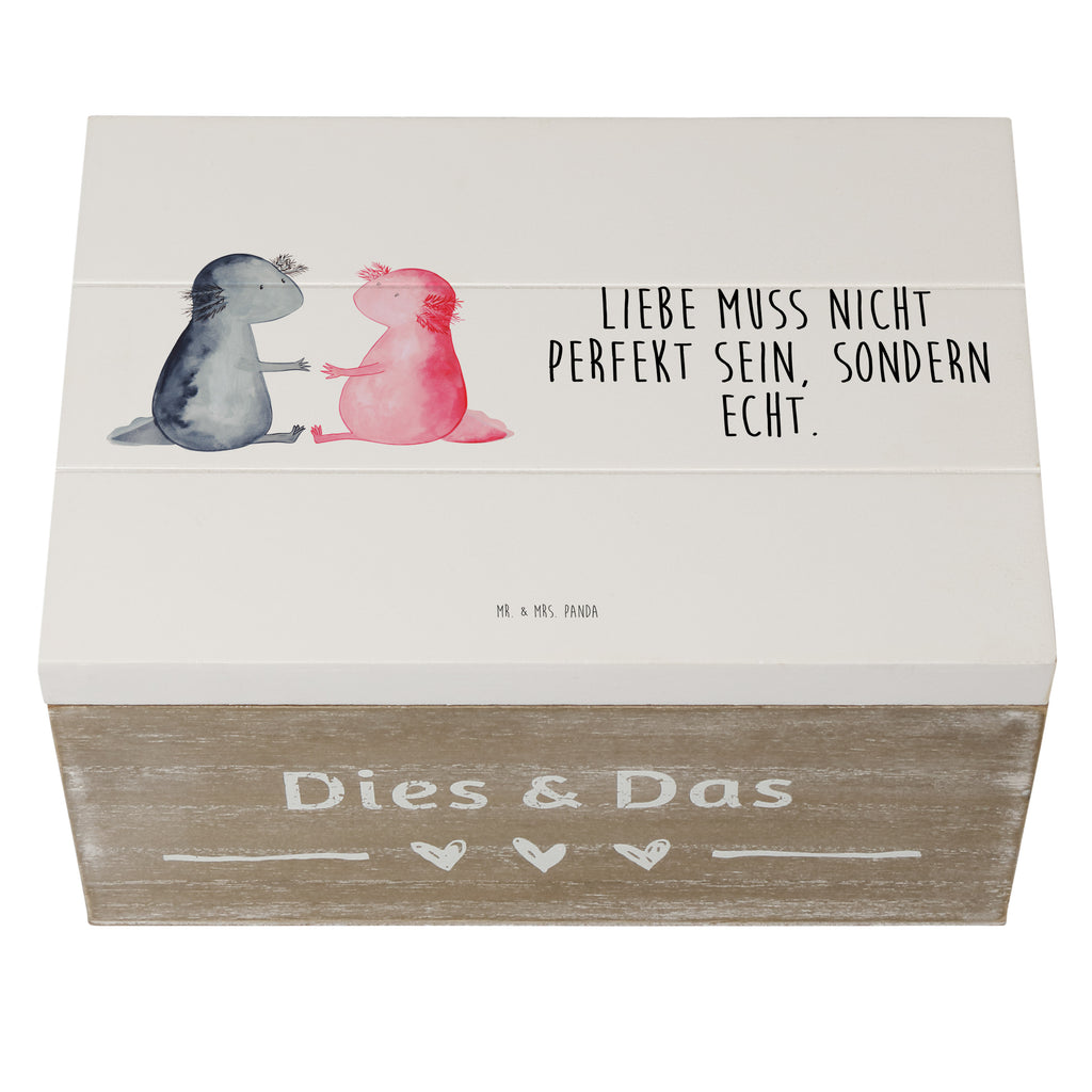 Holzkiste Axolotl Liebe Holzkiste, Kiste, Schatzkiste, Truhe, Schatulle, XXL, Erinnerungsbox, Erinnerungskiste, Dekokiste, Aufbewahrungsbox, Axolotl, Molch, Axolot, Schwanzlurch, Lurch, Lurche, Liebe, große Liebe, Liebesbeweis, Freund, Verlobter, Ehemann, Jahrestag, Valentinstag