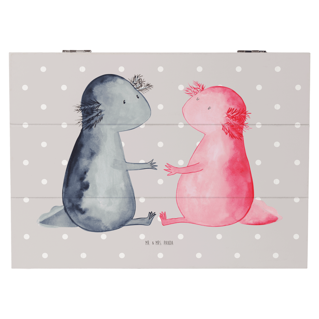 Holzkiste Axolotl Liebe Holzkiste, Kiste, Schatzkiste, Truhe, Schatulle, XXL, Erinnerungsbox, Erinnerungskiste, Dekokiste, Aufbewahrungsbox, Axolotl, Molch, Axolot, Schwanzlurch, Lurch, Lurche, Liebe, große Liebe, Liebesbeweis, Freund, Verlobter, Ehemann, Jahrestag, Valentinstag