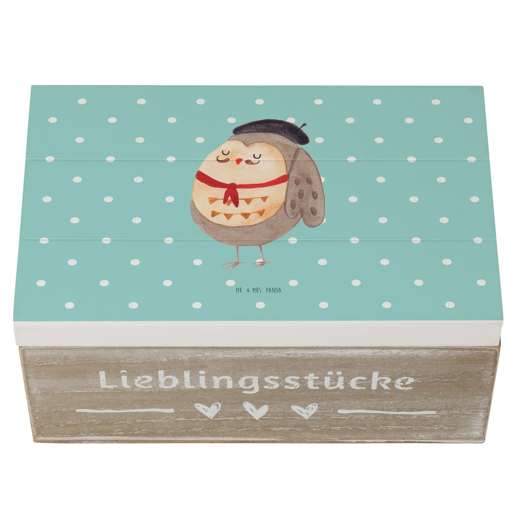 Holzkiste Eule Französisch Holzkiste, Kiste, Schatzkiste, Truhe, Schatulle, XXL, Erinnerungsbox, Erinnerungskiste, Dekokiste, Aufbewahrungsbox, Eule, Eulen, Eule Deko, Owl, hibou, La vie est belle, das Leben ist schön, Spruch schön, Spruch Französisch, Frankreich