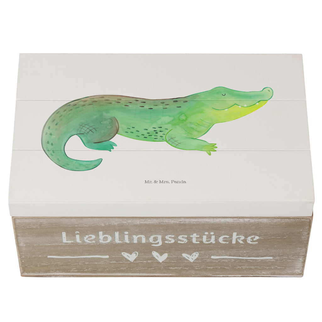 Holzkiste Krokodil Holzkiste, Kiste, Schatzkiste, Truhe, Schatulle, XXL, Erinnerungsbox, Erinnerungskiste, Dekokiste, Aufbewahrungsbox, Meerestiere, Meer, Urlaub, Krokodil, Krokodile, verrückt sein, spontan sein, Abenteuerlust, Reiselust, Freundin, beste Freundin, Lieblingsmensch