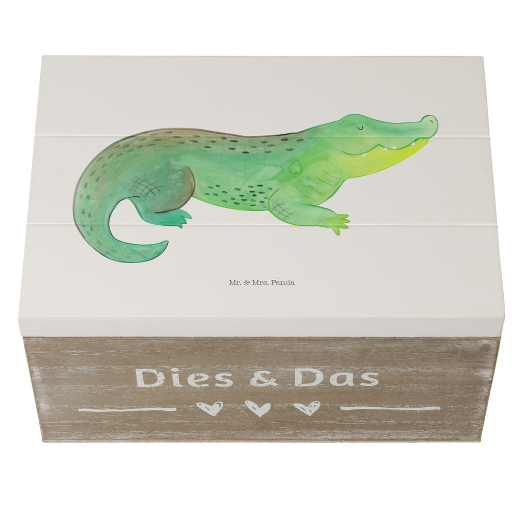 Holzkiste Krokodil Holzkiste, Kiste, Schatzkiste, Truhe, Schatulle, XXL, Erinnerungsbox, Erinnerungskiste, Dekokiste, Aufbewahrungsbox, Meerestiere, Meer, Urlaub, Krokodil, Krokodile, verrückt sein, spontan sein, Abenteuerlust, Reiselust, Freundin, beste Freundin, Lieblingsmensch