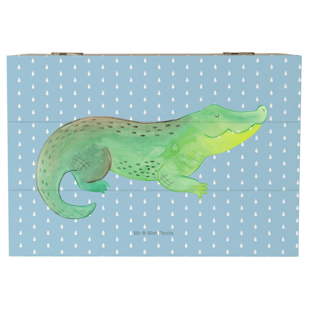 Holzkiste Krokodil Holzkiste, Kiste, Schatzkiste, Truhe, Schatulle, XXL, Erinnerungsbox, Erinnerungskiste, Dekokiste, Aufbewahrungsbox, Meerestiere, Meer, Urlaub, Krokodil, Krokodile, verrückt sein, spontan sein, Abenteuerlust, Reiselust, Freundin, beste Freundin, Lieblingsmensch