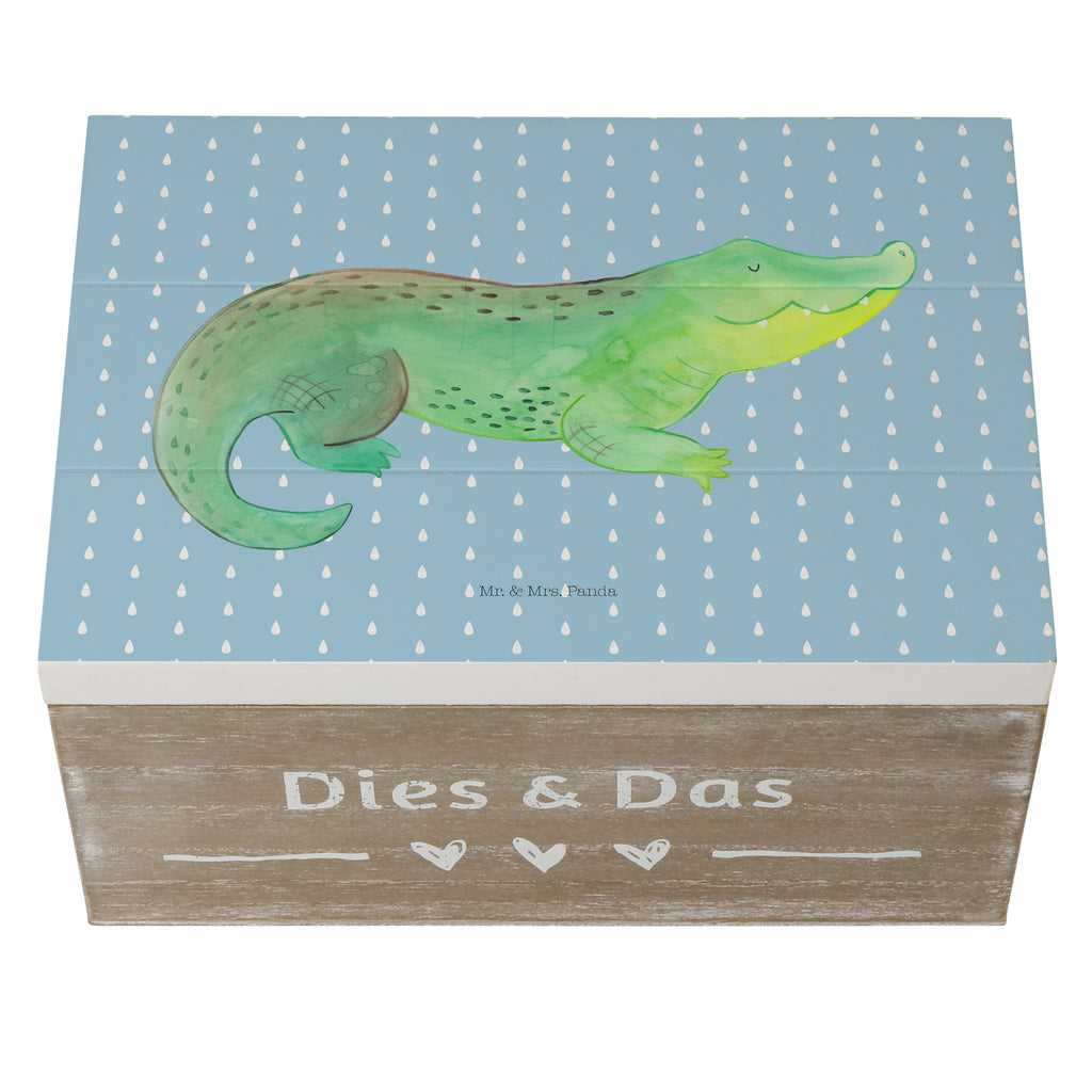 Holzkiste Krokodil Holzkiste, Kiste, Schatzkiste, Truhe, Schatulle, XXL, Erinnerungsbox, Erinnerungskiste, Dekokiste, Aufbewahrungsbox, Meerestiere, Meer, Urlaub, Krokodil, Krokodile, verrückt sein, spontan sein, Abenteuerlust, Reiselust, Freundin, beste Freundin, Lieblingsmensch