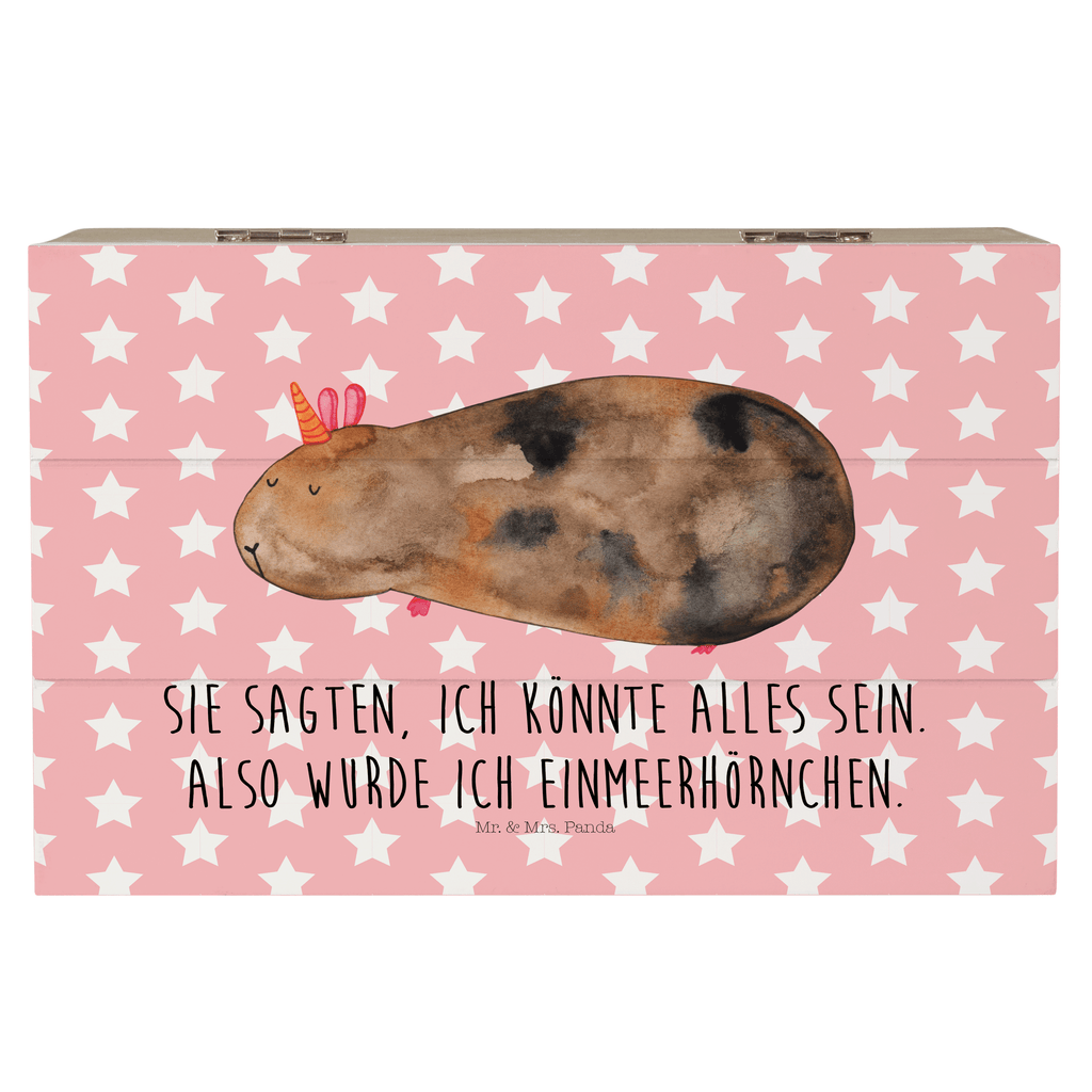 Holzkiste Meerhörnchen Holzkiste, Kiste, Schatzkiste, Truhe, Schatulle, XXL, Erinnerungsbox, Erinnerungskiste, Dekokiste, Aufbewahrungsbox, Einhorn, Einhörner, Einhorn Deko, Pegasus, Unicorn, Meerhörnchen, Meericorn, Meerschwein, Meerschweinchen