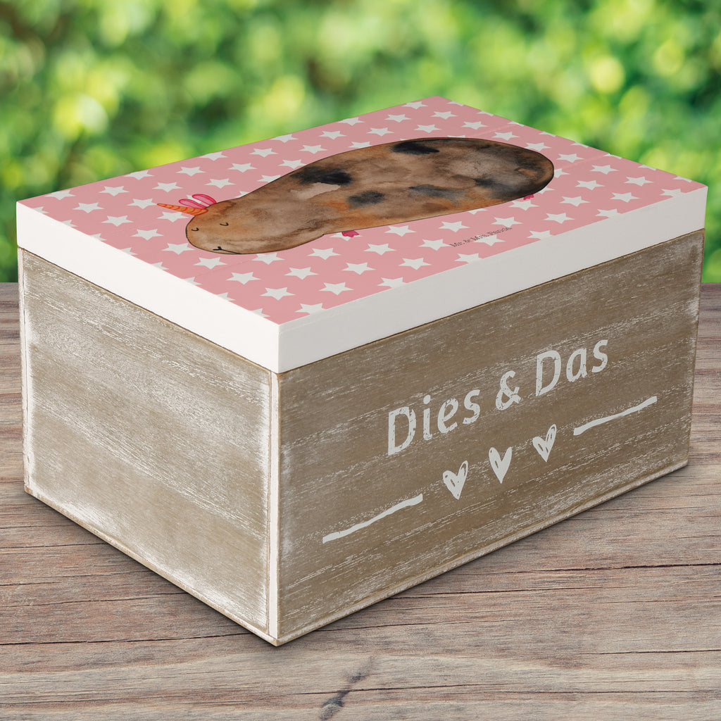 Holzkiste Meerhörnchen Holzkiste, Kiste, Schatzkiste, Truhe, Schatulle, XXL, Erinnerungsbox, Erinnerungskiste, Dekokiste, Aufbewahrungsbox, Einhorn, Einhörner, Einhorn Deko, Pegasus, Unicorn, Meerhörnchen, Meericorn, Meerschwein, Meerschweinchen