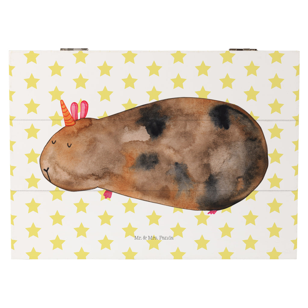 Holzkiste Meerhörnchen Holzkiste, Kiste, Schatzkiste, Truhe, Schatulle, XXL, Erinnerungsbox, Erinnerungskiste, Dekokiste, Aufbewahrungsbox, Einhorn, Einhörner, Einhorn Deko, Pegasus, Unicorn, Meerhörnchen, Meericorn, Meerschwein, Meerschweinchen