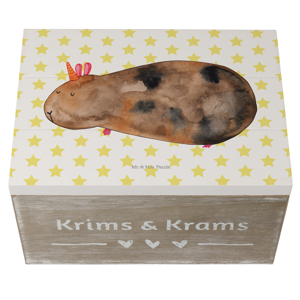 Holzkiste Meerhörnchen Holzkiste, Kiste, Schatzkiste, Truhe, Schatulle, XXL, Erinnerungsbox, Erinnerungskiste, Dekokiste, Aufbewahrungsbox, Einhorn, Einhörner, Einhorn Deko, Pegasus, Unicorn, Meerhörnchen, Meericorn, Meerschwein, Meerschweinchen