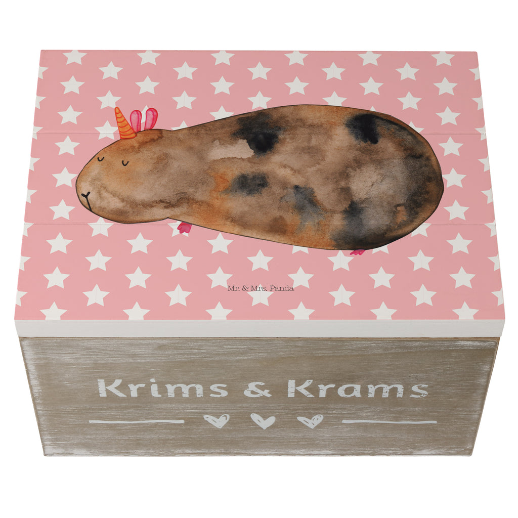 Holzkiste Meerhörnchen Holzkiste, Kiste, Schatzkiste, Truhe, Schatulle, XXL, Erinnerungsbox, Erinnerungskiste, Dekokiste, Aufbewahrungsbox, Einhorn, Einhörner, Einhorn Deko, Pegasus, Unicorn, Meerhörnchen, Meericorn, Meerschwein, Meerschweinchen
