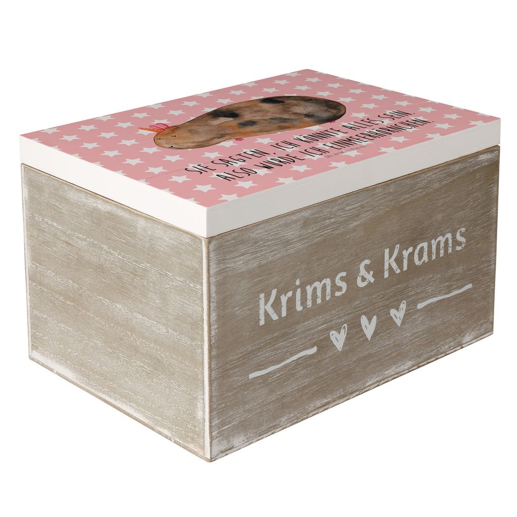 Holzkiste Meerhörnchen Holzkiste, Kiste, Schatzkiste, Truhe, Schatulle, XXL, Erinnerungsbox, Erinnerungskiste, Dekokiste, Aufbewahrungsbox, Einhorn, Einhörner, Einhorn Deko, Pegasus, Unicorn, Meerhörnchen, Meericorn, Meerschwein, Meerschweinchen