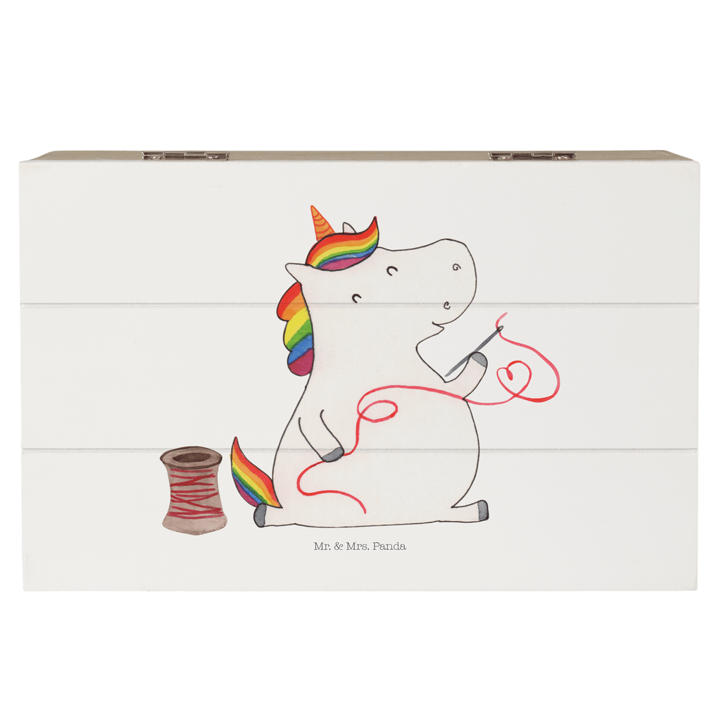 Holzkiste Einhorn Näherin Holzkiste, Kiste, Schatzkiste, Truhe, Schatulle, XXL, Erinnerungsbox, Erinnerungskiste, Dekokiste, Aufbewahrungsbox, Einhorn, Einhörner, Einhorn Deko, Pegasus, Unicorn, Näherin, nähen, Mädchen, Freundin, Häkeln, Stricken, basteln, Nähzimmer