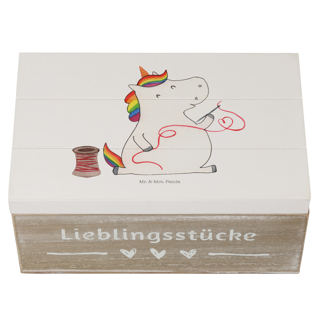 Holzkiste Einhorn Näherin Holzkiste, Kiste, Schatzkiste, Truhe, Schatulle, XXL, Erinnerungsbox, Erinnerungskiste, Dekokiste, Aufbewahrungsbox, Einhorn, Einhörner, Einhorn Deko, Pegasus, Unicorn, Näherin, nähen, Mädchen, Freundin, Häkeln, Stricken, basteln, Nähzimmer