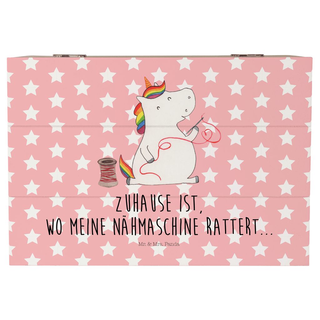 Holzkiste Einhorn Näherin Holzkiste, Kiste, Schatzkiste, Truhe, Schatulle, XXL, Erinnerungsbox, Erinnerungskiste, Dekokiste, Aufbewahrungsbox, Einhorn, Einhörner, Einhorn Deko, Pegasus, Unicorn, Näherin, nähen, Mädchen, Freundin, Häkeln, Stricken, basteln, Nähzimmer