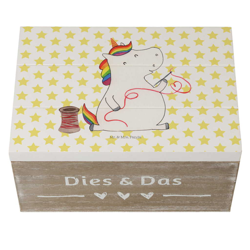 Holzkiste Einhorn Näherin Holzkiste, Kiste, Schatzkiste, Truhe, Schatulle, XXL, Erinnerungsbox, Erinnerungskiste, Dekokiste, Aufbewahrungsbox, Einhorn, Einhörner, Einhorn Deko, Pegasus, Unicorn, Näherin, nähen, Mädchen, Freundin, Häkeln, Stricken, basteln, Nähzimmer