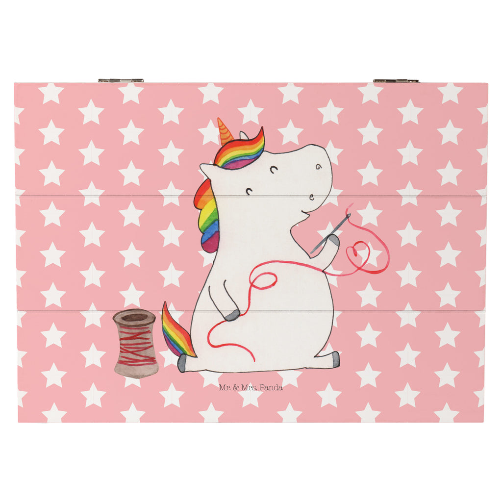 Holzkiste Einhorn Näherin Holzkiste, Kiste, Schatzkiste, Truhe, Schatulle, XXL, Erinnerungsbox, Erinnerungskiste, Dekokiste, Aufbewahrungsbox, Einhorn, Einhörner, Einhorn Deko, Pegasus, Unicorn, Näherin, nähen, Mädchen, Freundin, Häkeln, Stricken, basteln, Nähzimmer