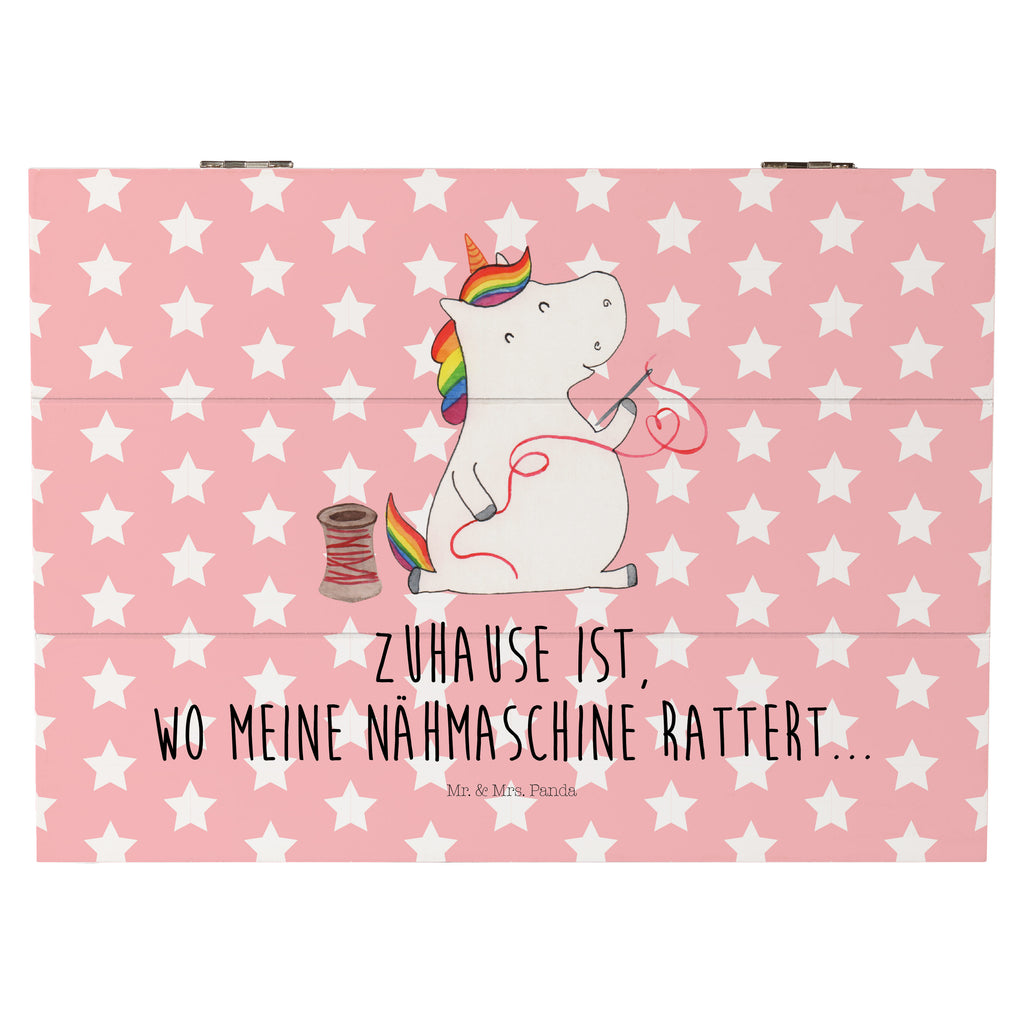 Holzkiste Einhorn Näherin Holzkiste, Kiste, Schatzkiste, Truhe, Schatulle, XXL, Erinnerungsbox, Erinnerungskiste, Dekokiste, Aufbewahrungsbox, Einhorn, Einhörner, Einhorn Deko, Pegasus, Unicorn, Näherin, nähen, Mädchen, Freundin, Häkeln, Stricken, basteln, Nähzimmer