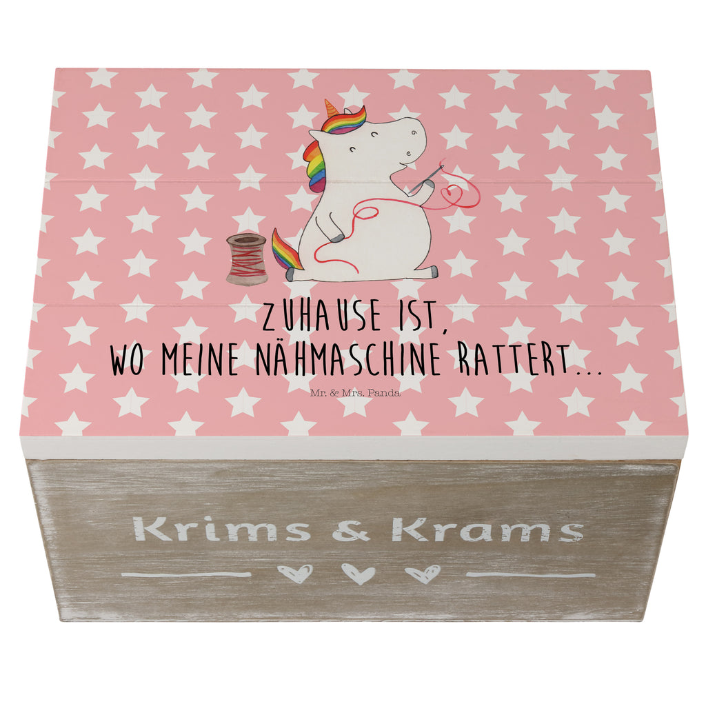 Holzkiste Einhorn Näherin Holzkiste, Kiste, Schatzkiste, Truhe, Schatulle, XXL, Erinnerungsbox, Erinnerungskiste, Dekokiste, Aufbewahrungsbox, Einhorn, Einhörner, Einhorn Deko, Pegasus, Unicorn, Näherin, nähen, Mädchen, Freundin, Häkeln, Stricken, basteln, Nähzimmer