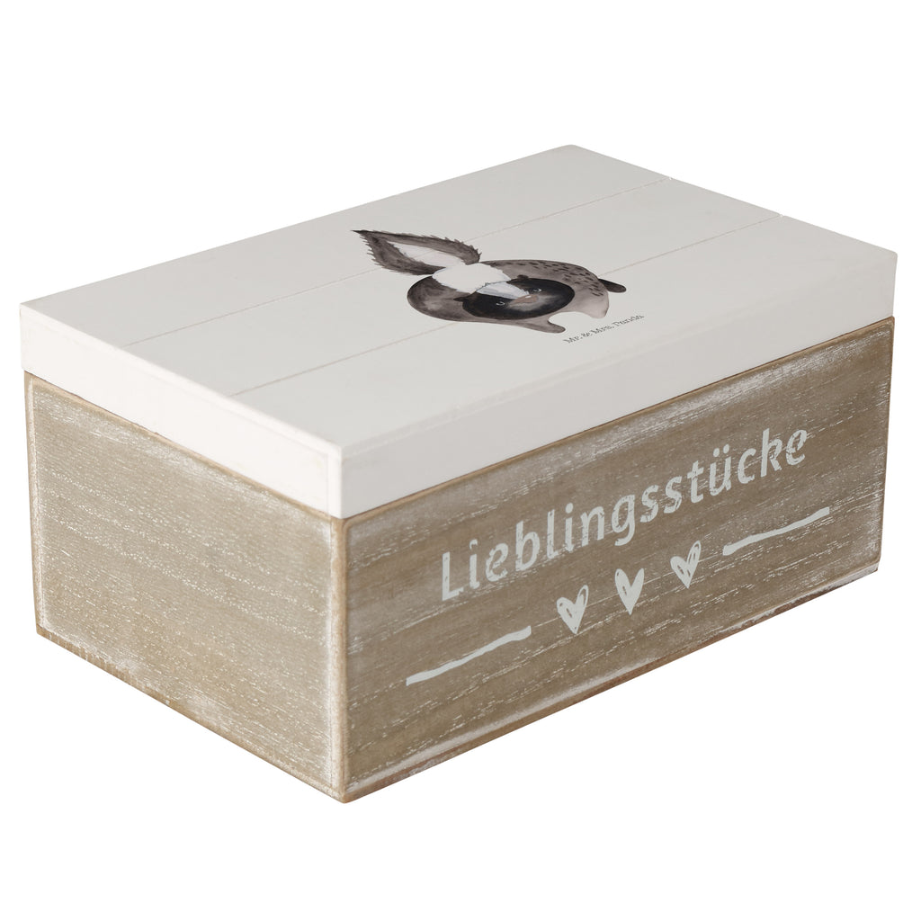 Holzkiste Stinktier Angriff Holzkiste, Kiste, Schatzkiste, Truhe, Schatulle, XXL, Erinnerungsbox, Erinnerungskiste, Dekokiste, Aufbewahrungsbox, Stinktier, Skunk, Wildtier, Raubtier, Stinker, Stinki, wütend, Drohung