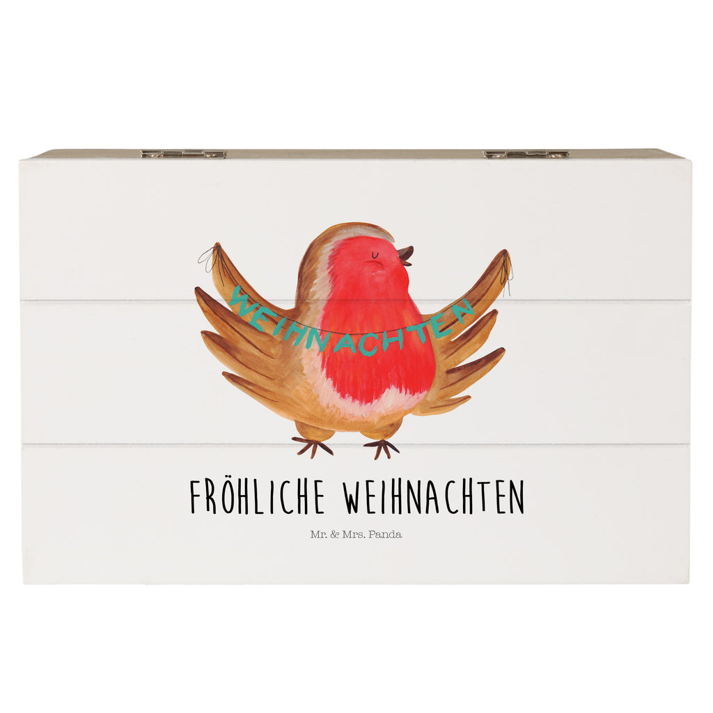 Holzkiste Rotkehlchen Weihnachten Holzkiste, Kiste, Schatzkiste, Truhe, Schatulle, XXL, Erinnerungsbox, Erinnerungskiste, Dekokiste, Aufbewahrungsbox, Winter, Weihnachten, Weihnachtsdeko, Nikolaus, Advent, Heiligabend, Wintermotiv, Frohe Weihnachten, Weihnachtsmotiv, Weihnachtsgruß, Vogel, xmas