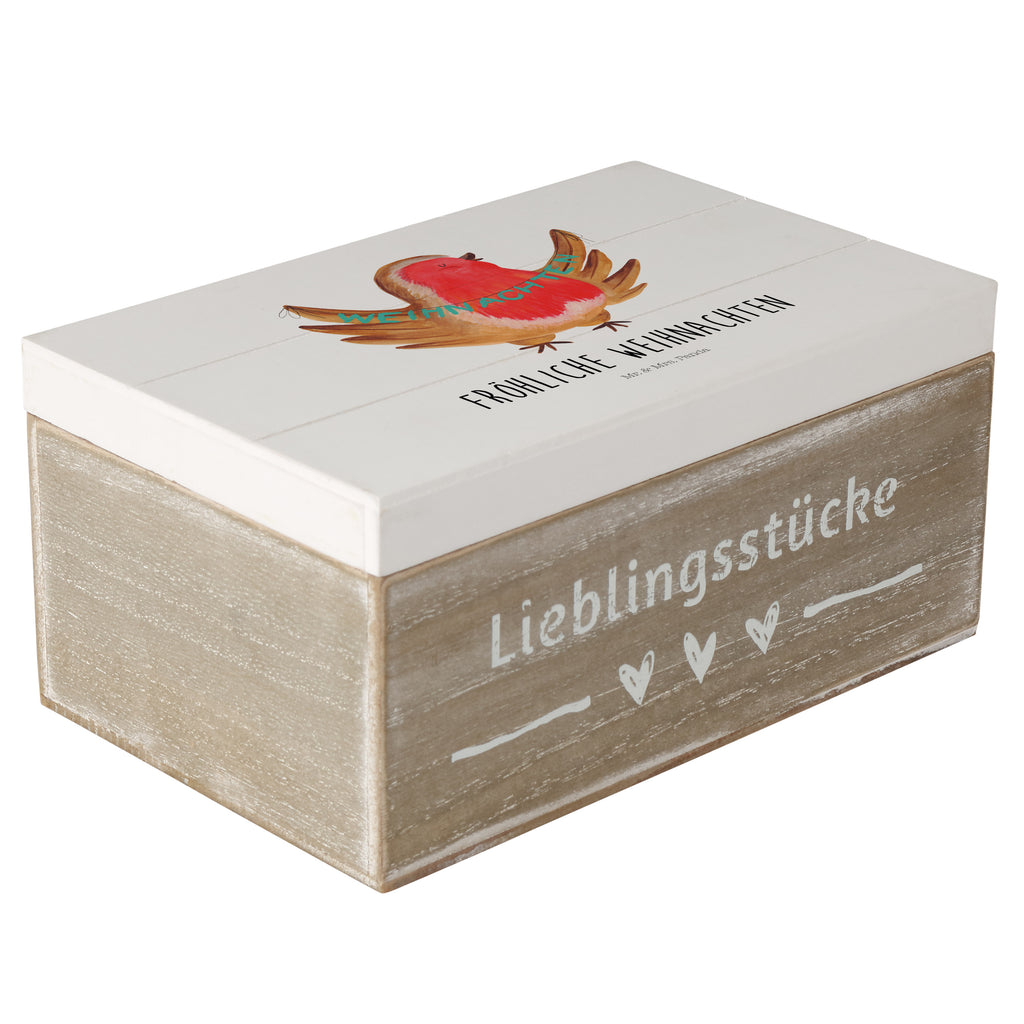 Holzkiste Rotkehlchen Weihnachten Holzkiste, Kiste, Schatzkiste, Truhe, Schatulle, XXL, Erinnerungsbox, Erinnerungskiste, Dekokiste, Aufbewahrungsbox, Winter, Weihnachten, Weihnachtsdeko, Nikolaus, Advent, Heiligabend, Wintermotiv, Frohe Weihnachten, Weihnachtsmotiv, Weihnachtsgruß, Vogel, xmas