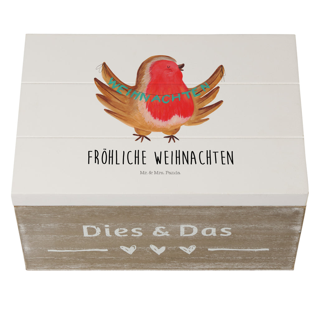 Holzkiste Rotkehlchen Weihnachten Holzkiste, Kiste, Schatzkiste, Truhe, Schatulle, XXL, Erinnerungsbox, Erinnerungskiste, Dekokiste, Aufbewahrungsbox, Winter, Weihnachten, Weihnachtsdeko, Nikolaus, Advent, Heiligabend, Wintermotiv, Frohe Weihnachten, Weihnachtsmotiv, Weihnachtsgruß, Vogel, xmas