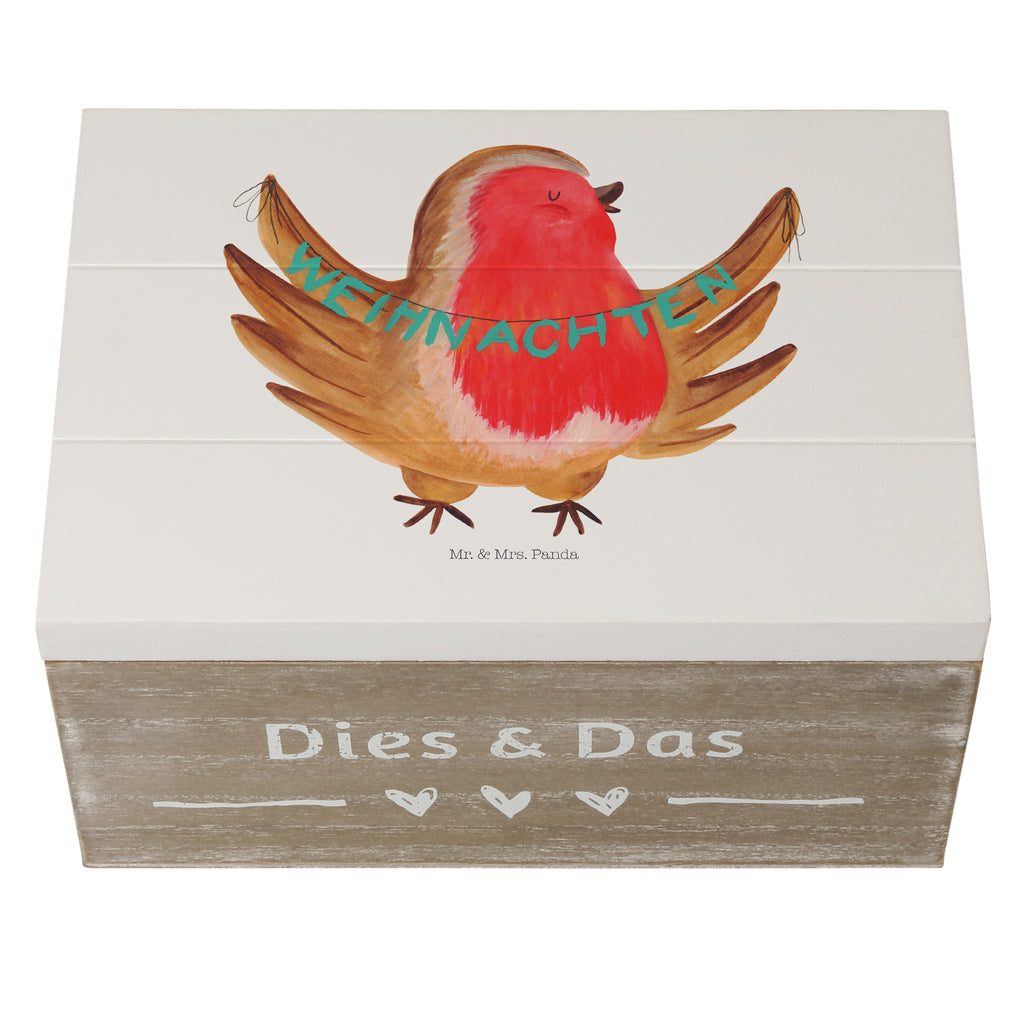 Holzkiste Rotkehlchen Weihnachten Holzkiste, Kiste, Schatzkiste, Truhe, Schatulle, XXL, Erinnerungsbox, Erinnerungskiste, Dekokiste, Aufbewahrungsbox, Winter, Weihnachten, Weihnachtsdeko, Nikolaus, Advent, Heiligabend, Wintermotiv, Frohe Weihnachten, Weihnachtsmotiv, Weihnachtsgruß, Vogel, xmas