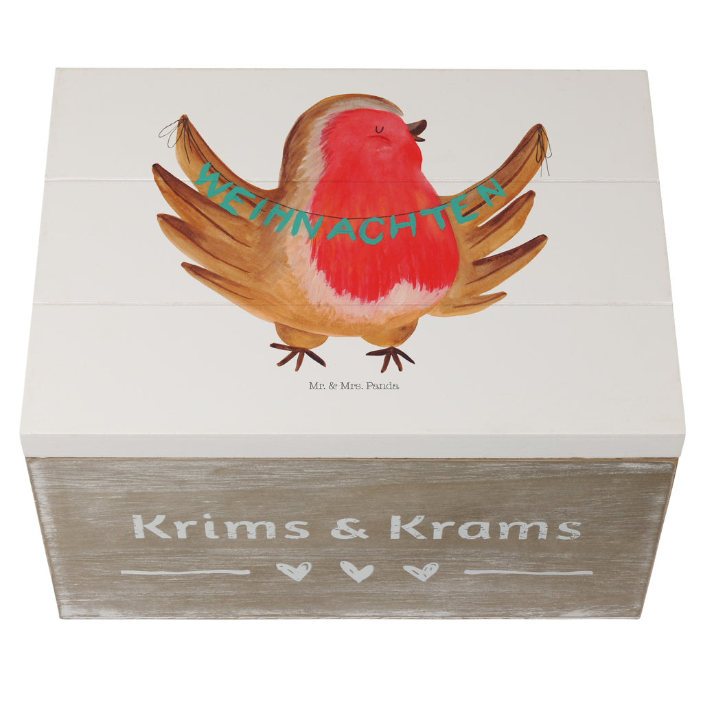 Holzkiste Rotkehlchen Weihnachten Holzkiste, Kiste, Schatzkiste, Truhe, Schatulle, XXL, Erinnerungsbox, Erinnerungskiste, Dekokiste, Aufbewahrungsbox, Winter, Weihnachten, Weihnachtsdeko, Nikolaus, Advent, Heiligabend, Wintermotiv, Frohe Weihnachten, Weihnachtsmotiv, Weihnachtsgruß, Vogel, xmas