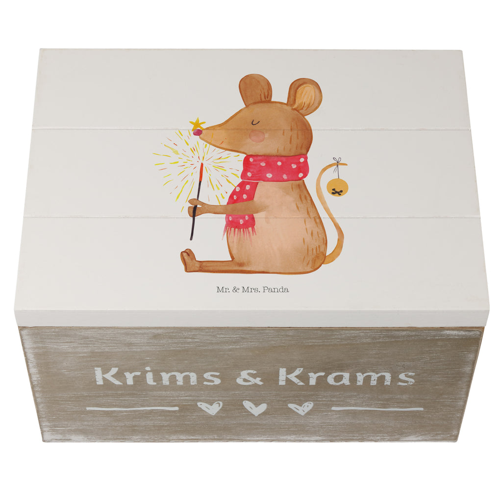 Holzkiste Weihnachtsmaus Holzkiste, Kiste, Schatzkiste, Truhe, Schatulle, XXL, Erinnerungsbox, Erinnerungskiste, Dekokiste, Aufbewahrungsbox, Winter, Weihnachten, Weihnachtsdeko, Nikolaus, Advent, Heiligabend, Wintermotiv, Frohe Weihnachten, Weihnachtsgruß, Weihnachtsmotiv, Maus, Mäuschen, Weihnachtswunder