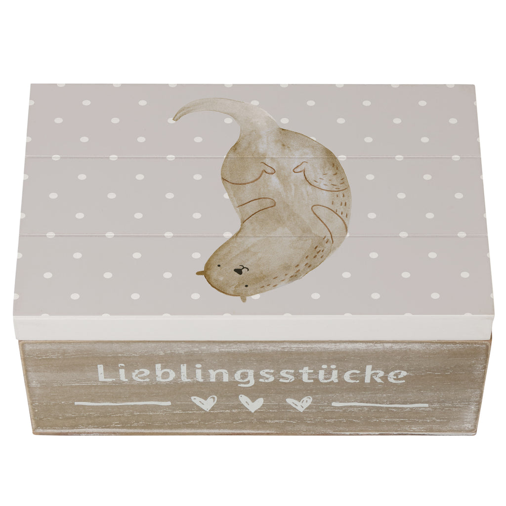 Holzkiste Otter kopfüber Holzkiste, Kiste, Schatzkiste, Truhe, Schatulle, XXL, Erinnerungsbox, Erinnerungskiste, Dekokiste, Aufbewahrungsbox, Otter, Fischotter, Seeotter, Otter Seeotter See Otter