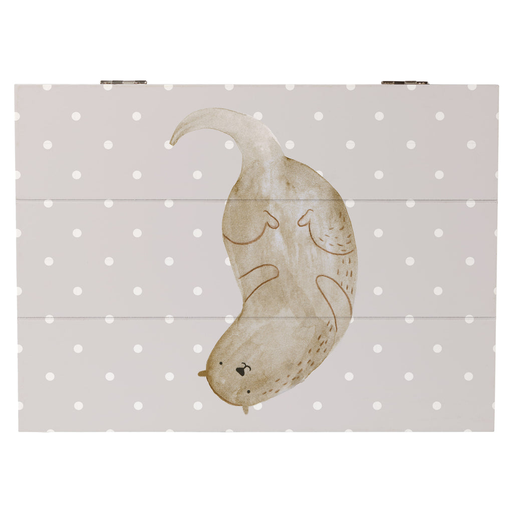 Holzkiste Otter kopfüber Holzkiste, Kiste, Schatzkiste, Truhe, Schatulle, XXL, Erinnerungsbox, Erinnerungskiste, Dekokiste, Aufbewahrungsbox, Otter, Fischotter, Seeotter, Otter Seeotter See Otter