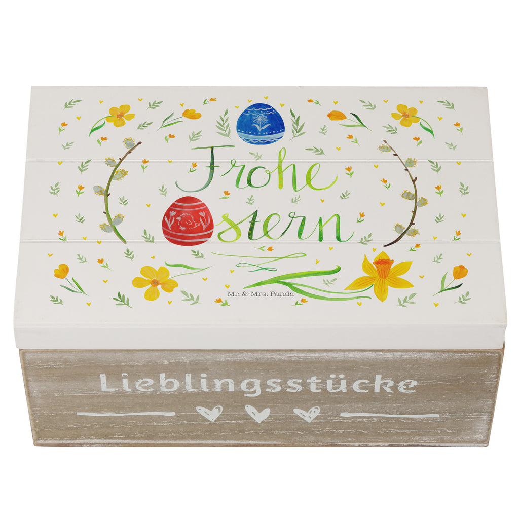 Holzkiste Frohe Ostern Holzkiste, Kiste, Schatzkiste, Truhe, Schatulle, XXL, Erinnerungsbox, Erinnerungskiste, Dekokiste, Aufbewahrungsbox, Ostern, Osterhase, Ostergeschenke, Osternest, Osterdeko, Geschenk zu Ostern, Frohe Ostern, Ostergrüße, Osterblume, Osterei, bemalte Ostereier, Weidenkätzchen. Lettering