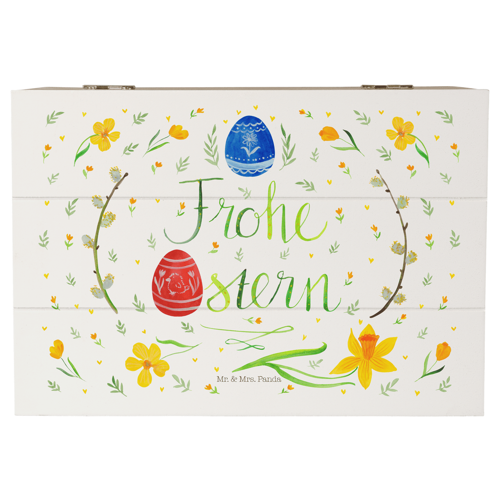 Holzkiste Frohe Ostern Holzkiste, Kiste, Schatzkiste, Truhe, Schatulle, XXL, Erinnerungsbox, Erinnerungskiste, Dekokiste, Aufbewahrungsbox, Ostern, Osterhase, Ostergeschenke, Osternest, Osterdeko, Geschenk zu Ostern, Frohe Ostern, Ostergrüße, Osterblume, Osterei, bemalte Ostereier, Weidenkätzchen. Lettering