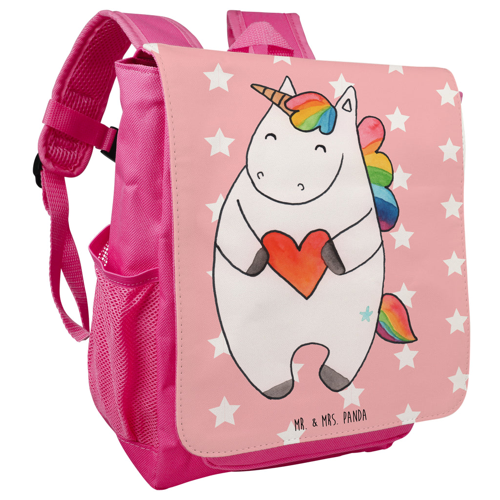 Kinderrucksack Einhorn Herz Kids, Rucksack, Kinderrucksack, Kinder Rucksack, Rucksack Kindergröße, Kleiner Rucksack, Einhorn, Einhörner, Einhorn Deko, Pegasus, Unicorn, Herz, schlimm, böse, witzig, lustig, Freundin, anders, bunt