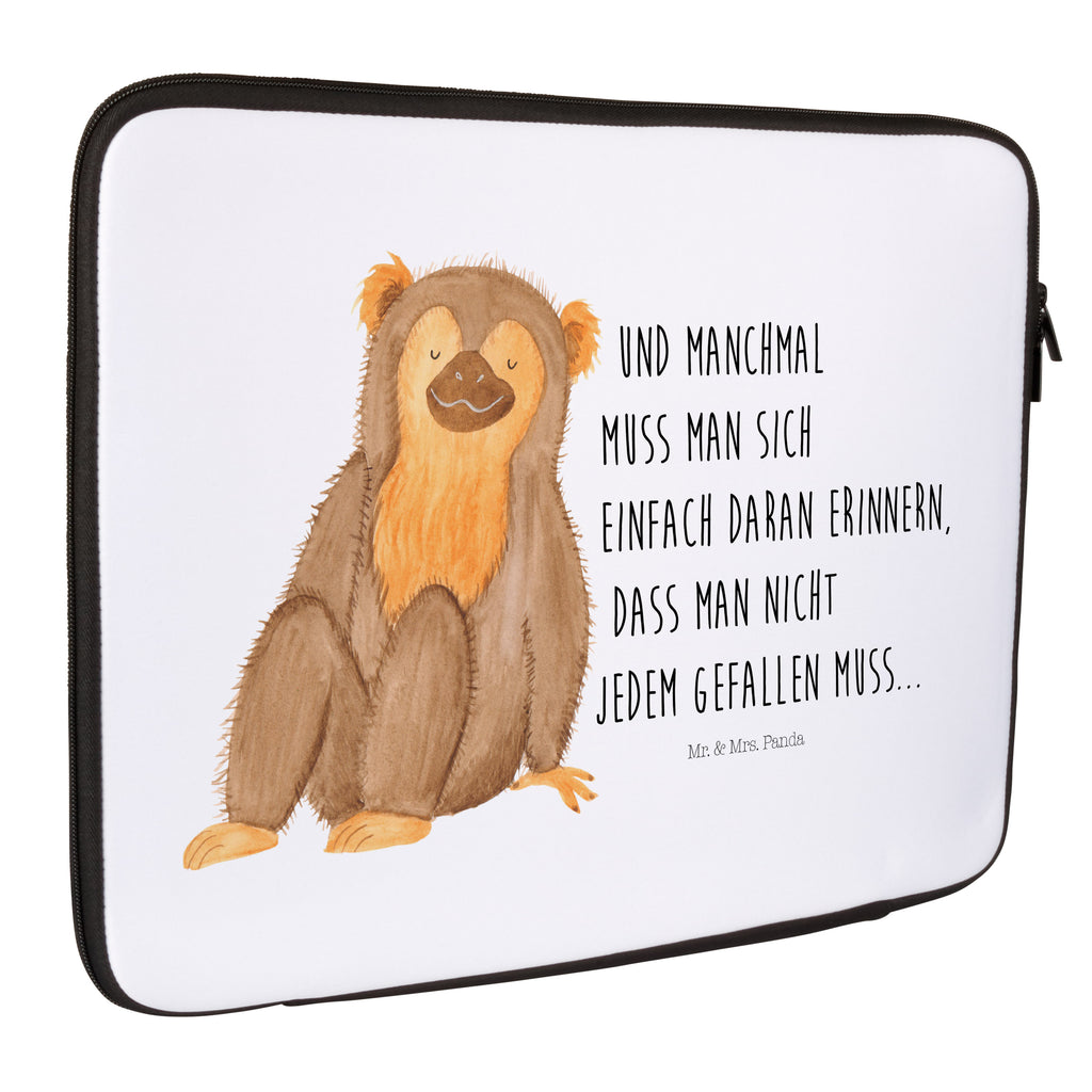 20 x 28 Notebook Tasche  Affe Notebook Tasche, Laptop, Computertasche, Tasche, Afrika, Wildtiere, Affe, Äffchen, Affen, Selbstliebe, Respekt, Motivation, Selbstachtung, Liebe, Selbstbewusstsein, Selfcare