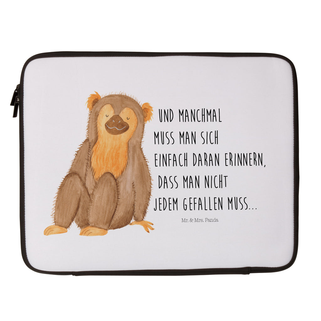 20 x 28 Notebook Tasche  Affe Notebook Tasche, Laptop, Computertasche, Tasche, Afrika, Wildtiere, Affe, Äffchen, Affen, Selbstliebe, Respekt, Motivation, Selbstachtung, Liebe, Selbstbewusstsein, Selfcare