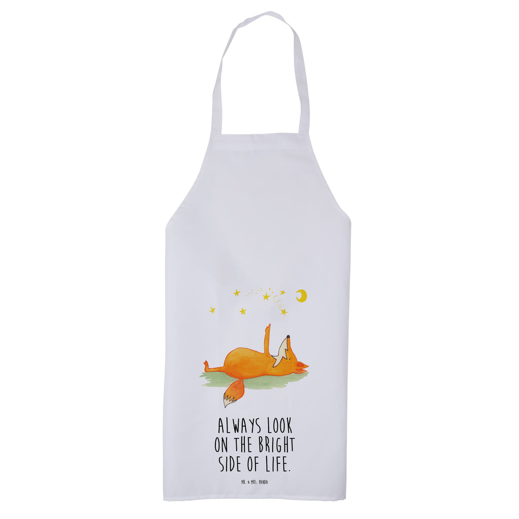 Kochschürze Fuchs Sterne Schürze, Backschürze, Küchenschürze, Grillschürze, Latzschürze, Fuchs, Füchse, tröstende Worte, Spruch positiv, Spruch schön, Romantik, Always Look on the Bright Side of Life