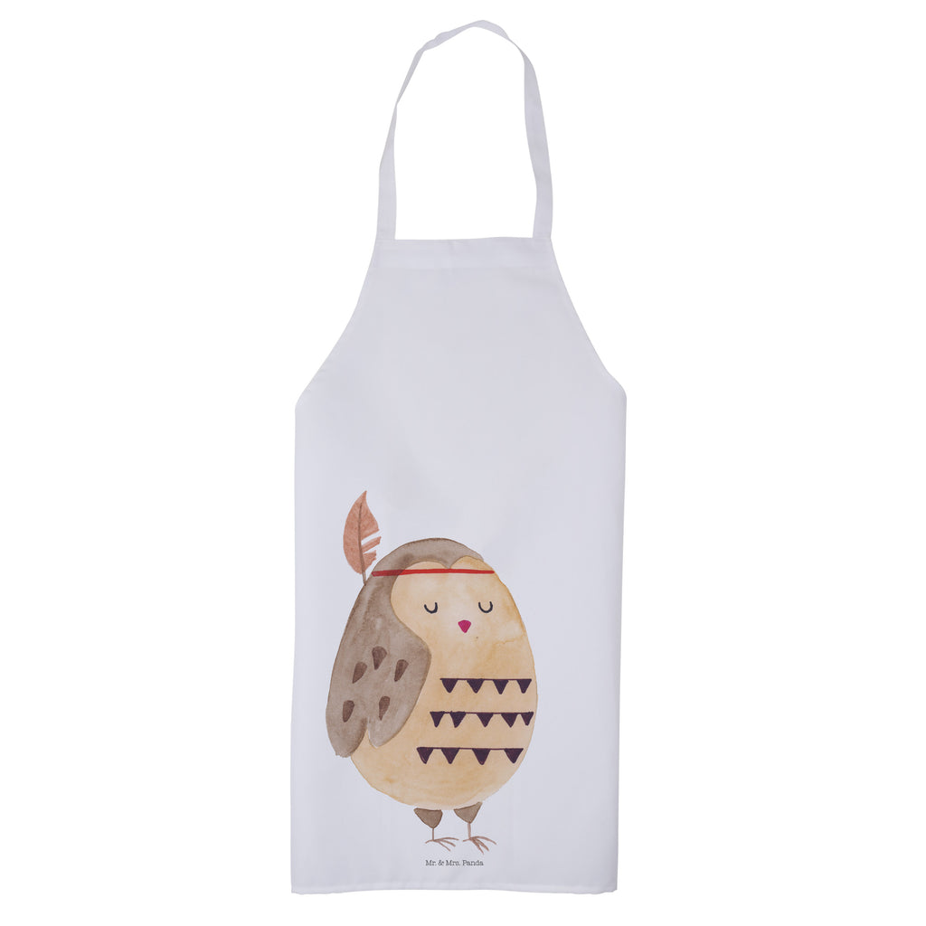Kochschürze Eule Federschmuck Schürze, Backschürze, Küchenschürze, Grillschürze, Latzschürze, Eule, Eule Deko, Owl, Das Leben ist ein Abenteuer, Reisespruch, Federschmuck, Dekoration