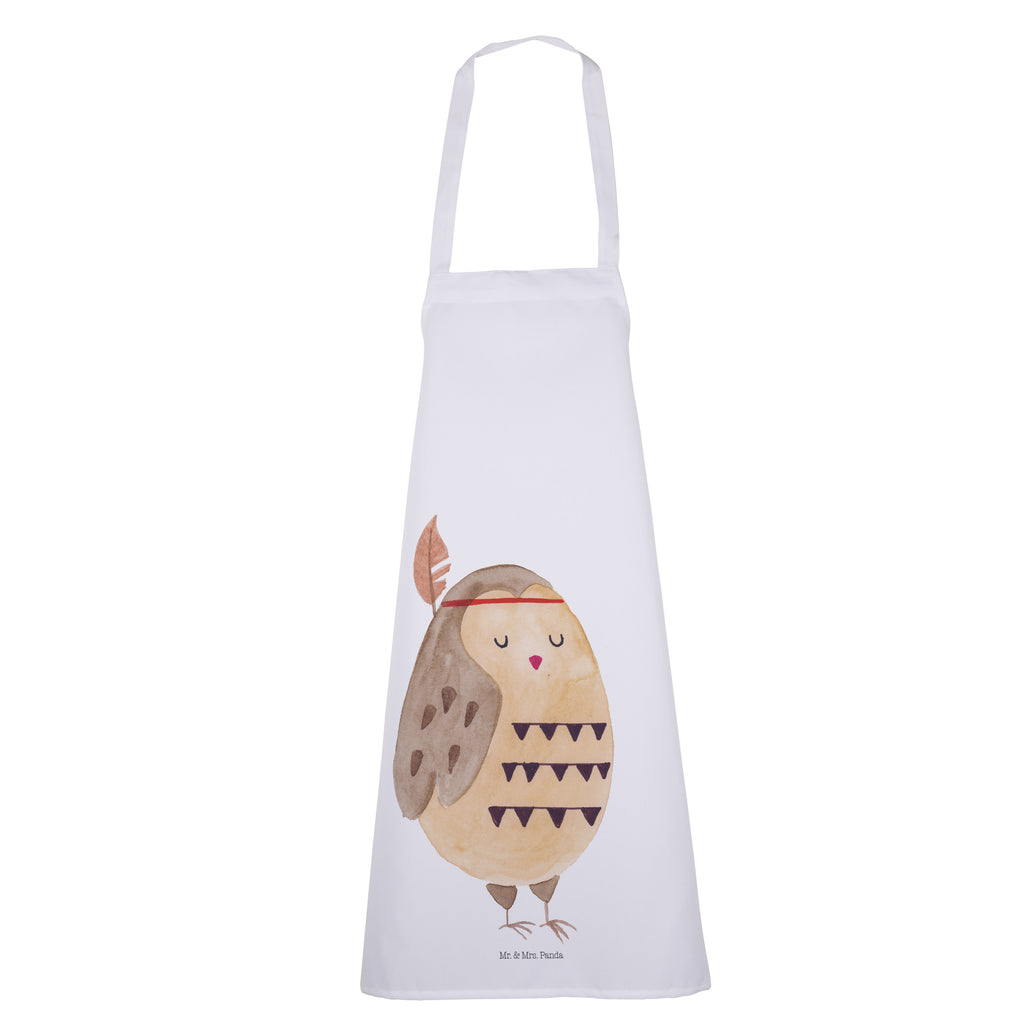 Kochschürze Eule Federschmuck Schürze, Backschürze, Küchenschürze, Grillschürze, Latzschürze, Eule, Eule Deko, Owl, Das Leben ist ein Abenteuer, Reisespruch, Federschmuck, Dekoration