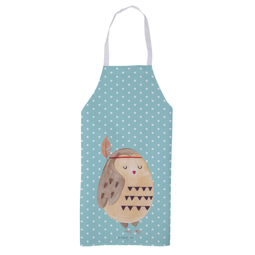 Kochschürze Eule Federschmuck Schürze, Backschürze, Küchenschürze, Grillschürze, Latzschürze, Eule, Eule Deko, Owl, Das Leben ist ein Abenteuer, Reisespruch, Federschmuck, Dekoration