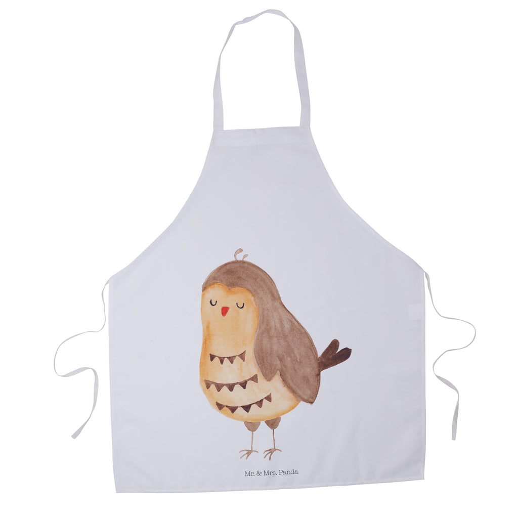 Kochschürze Eule Zufrieden Schürze, Backschürze, Küchenschürze, Grillschürze, Latzschürze, Eule, Eule Spruch, Eule deko, Owl, Liebe Spruch, Romantisch, Wortspiel lustig, Spruch schön, Geschenk Hochzeitstag
