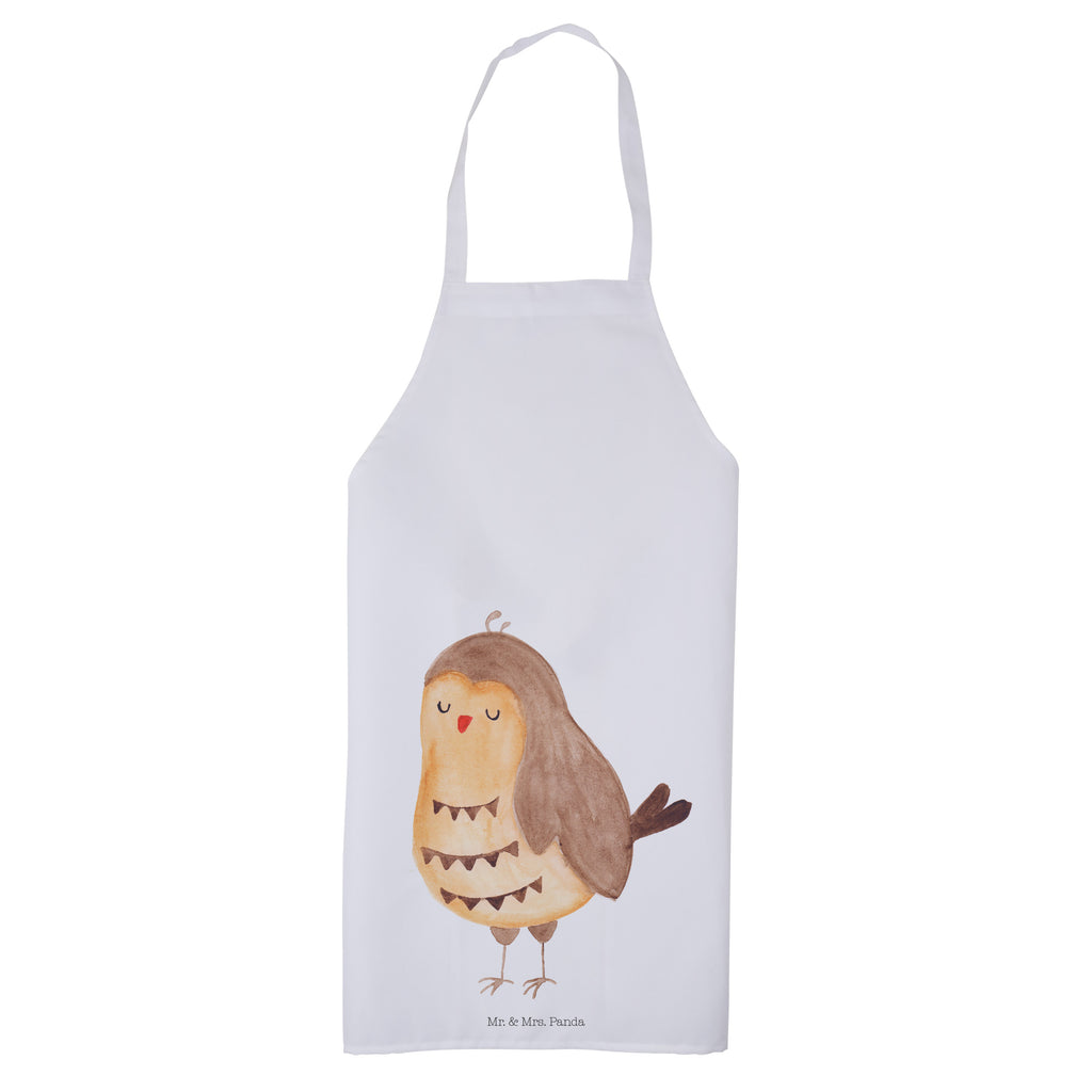 Kochschürze Eule Zufrieden Schürze, Backschürze, Küchenschürze, Grillschürze, Latzschürze, Eule, Eule Spruch, Eule deko, Owl, Liebe Spruch, Romantisch, Wortspiel lustig, Spruch schön, Geschenk Hochzeitstag