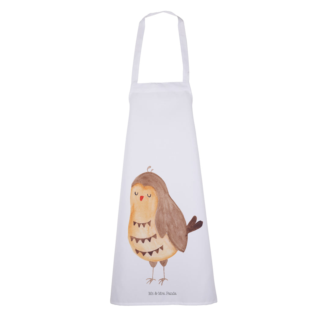 Kochschürze Eule Zufrieden Schürze, Backschürze, Küchenschürze, Grillschürze, Latzschürze, Eule, Eule Spruch, Eule deko, Owl, Liebe Spruch, Romantisch, Wortspiel lustig, Spruch schön, Geschenk Hochzeitstag