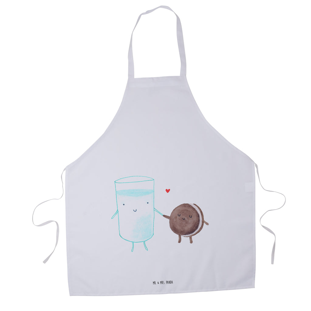 Kochschürze Milch & Keks Schürze, Backschürze, Küchenschürze, Grillschürze, Latzschürze, Tiermotive, Gute Laune, lustige Sprüche, Tiere, Milk, Cookie, Milch, Keks, Kekse, Kaffee, Einladung Frühstück, Motiv süß, romantisch, perfektes Paar