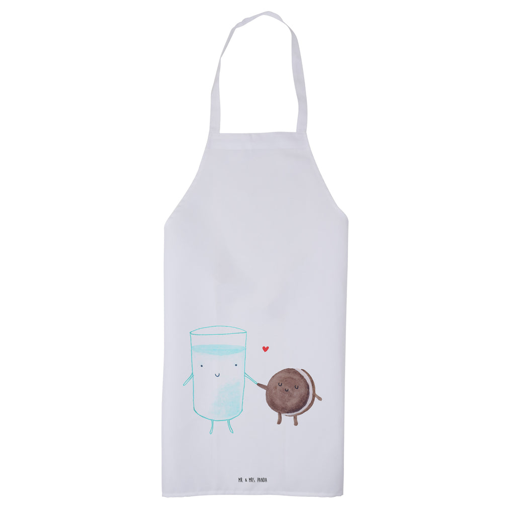 Kochschürze Milch & Keks Schürze, Backschürze, Küchenschürze, Grillschürze, Latzschürze, Tiermotive, Gute Laune, lustige Sprüche, Tiere, Milk, Cookie, Milch, Keks, Kekse, Kaffee, Einladung Frühstück, Motiv süß, romantisch, perfektes Paar
