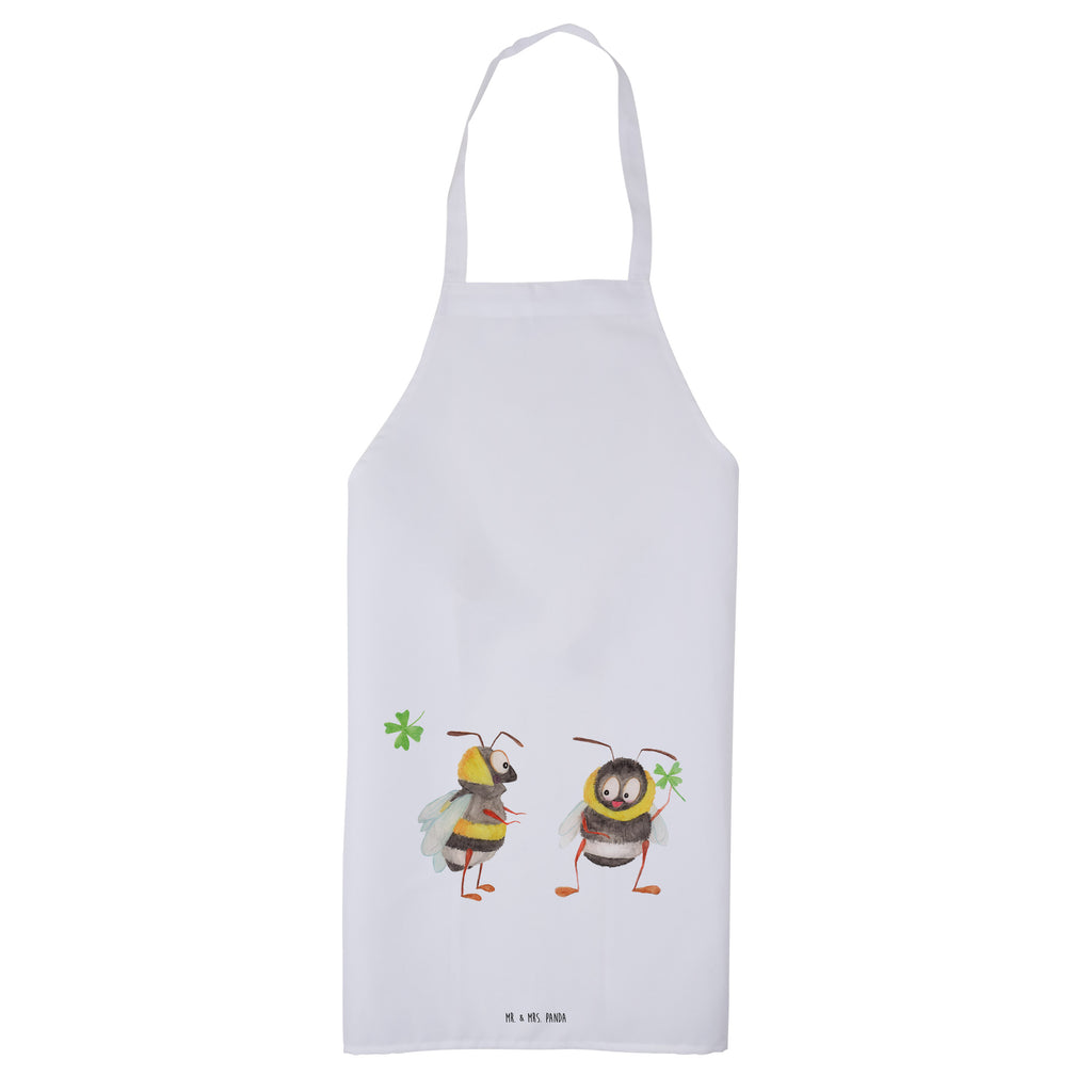 Kochschürze Hummeln mit Kleeblatt Schürze, Backschürze, Küchenschürze, Grillschürze, Latzschürze, Tiermotive, Gute Laune, lustige Sprüche, Tiere, Hummel, Biene, Spruch positiv, Biene Deko, Spruch schön, glücklich sein, glücklich werden, Spruch fröhlich