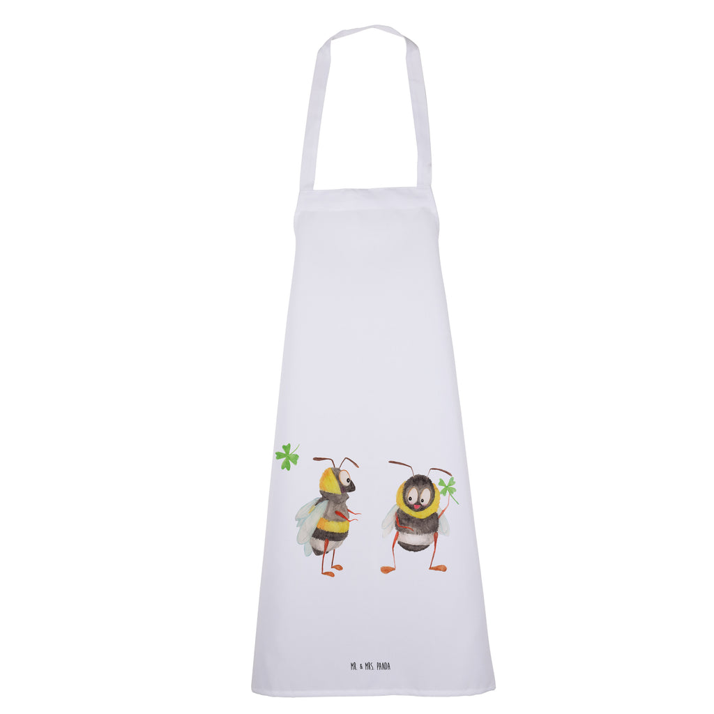 Kochschürze Hummeln mit Kleeblatt Schürze, Backschürze, Küchenschürze, Grillschürze, Latzschürze, Tiermotive, Gute Laune, lustige Sprüche, Tiere, Hummel, Biene, Spruch positiv, Biene Deko, Spruch schön, glücklich sein, glücklich werden, Spruch fröhlich