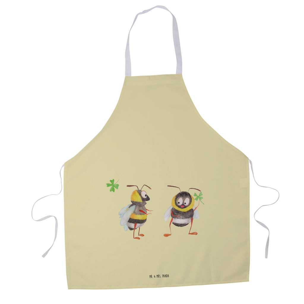 Kochschürze Hummeln mit Kleeblatt Schürze, Backschürze, Küchenschürze, Grillschürze, Latzschürze, Tiermotive, Gute Laune, lustige Sprüche, Tiere, Hummel, Biene, Spruch positiv, Biene Deko, Spruch schön, glücklich sein, glücklich werden, Spruch fröhlich